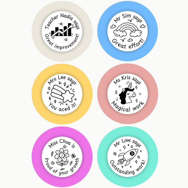 Bundle of 6 - Personalized Stamps