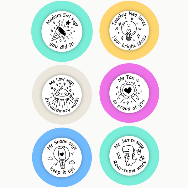 Bundle of 6 - Personalized Stamps